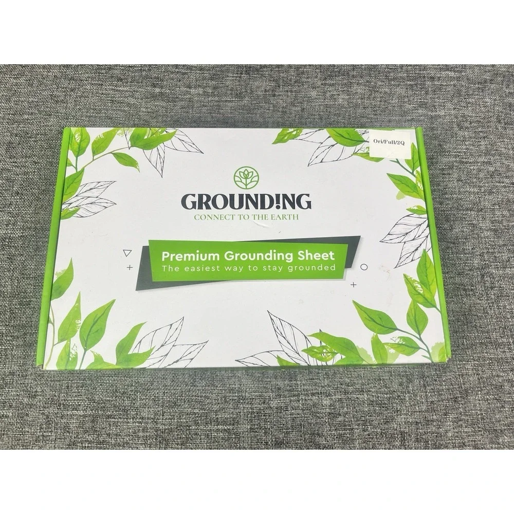 Grounding Well Official Premium Earthing Fitted Sheet Full / Double Gray New